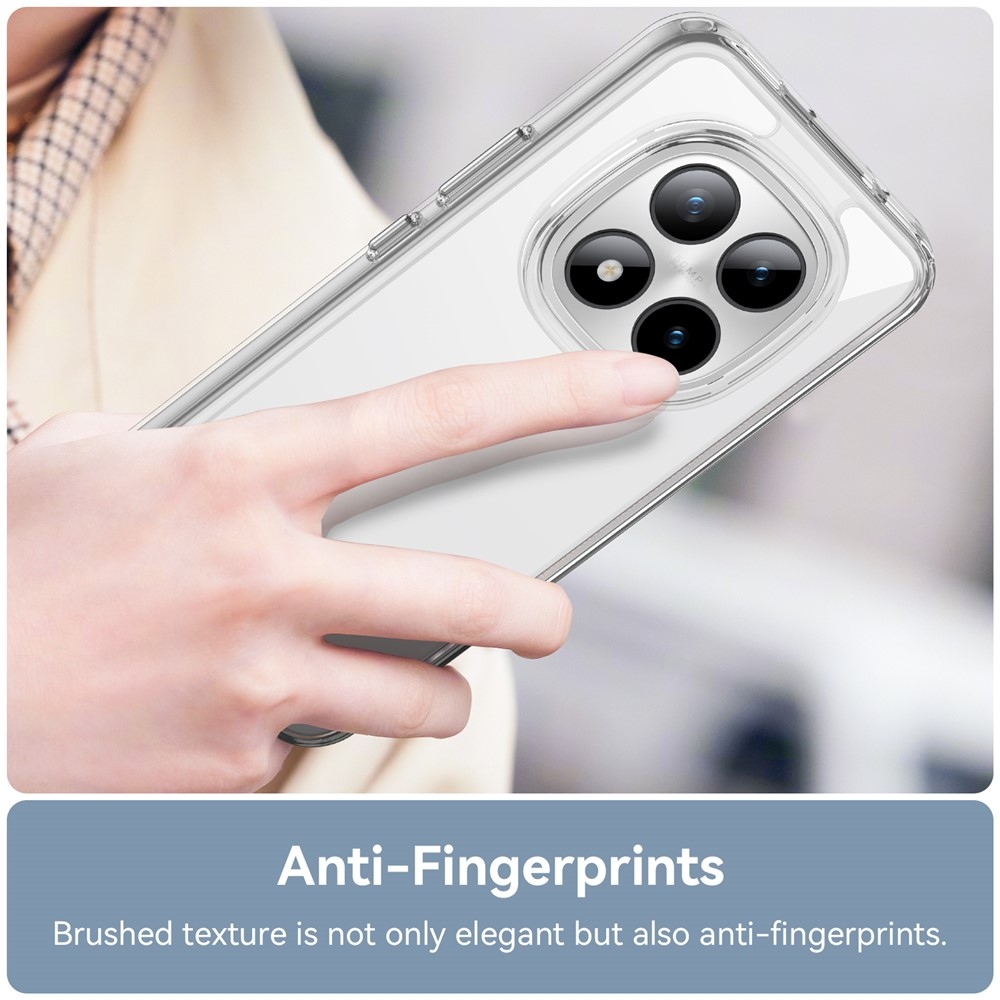 Gél tok kemény hátlappal Xiaomi Redmi Note 15 Pro+ 5G - átlátszó