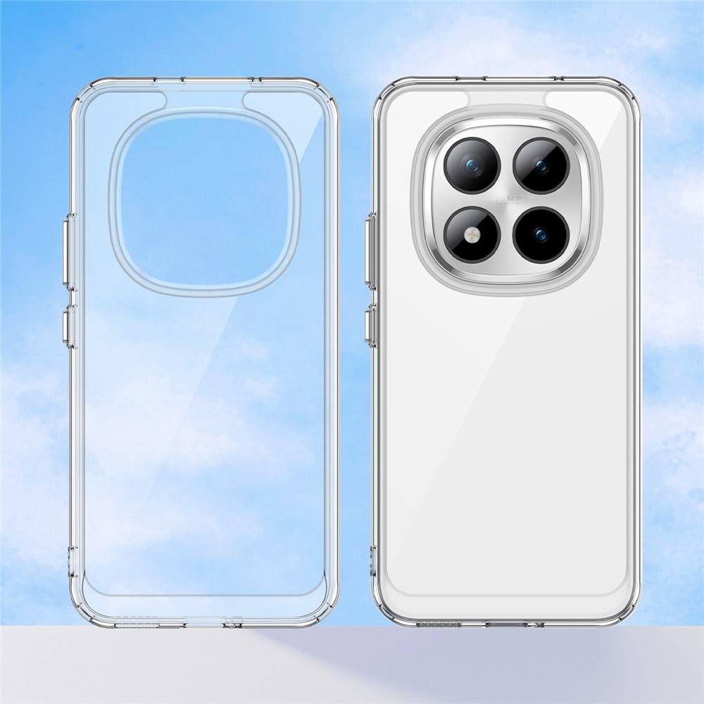 Gél tok kemény hátlappal Xiaomi Redmi Note 15 Pro+ 5G - átlátszó