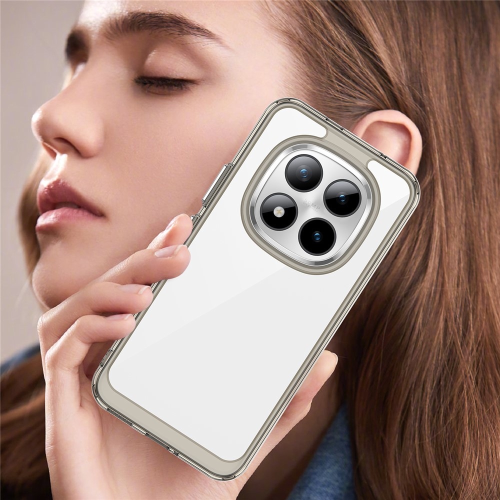 Gél tok kemény hátlappal a Xiaomi Redmi Note 15 Pro+ 5G számára - szürke