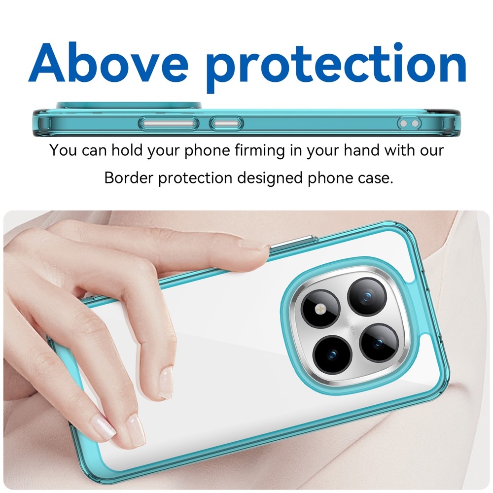 Gél tok rögzített hátlappal Xiaomi Redmi Note 15 Pro+ 5G - világoskék színű