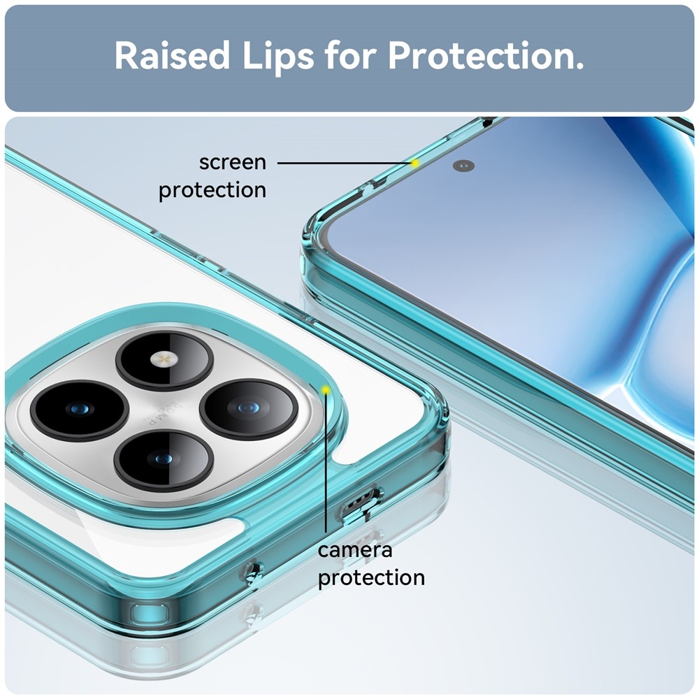 Gél tok rögzített hátlappal Xiaomi Redmi Note 15 Pro+ 5G - világoskék színű