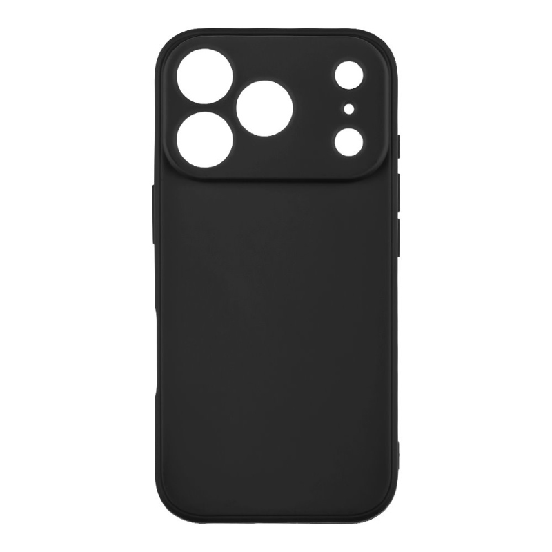 COVER:ME matt TPU borítás Apple iPhone 17 Pro fekete színű készülékhez