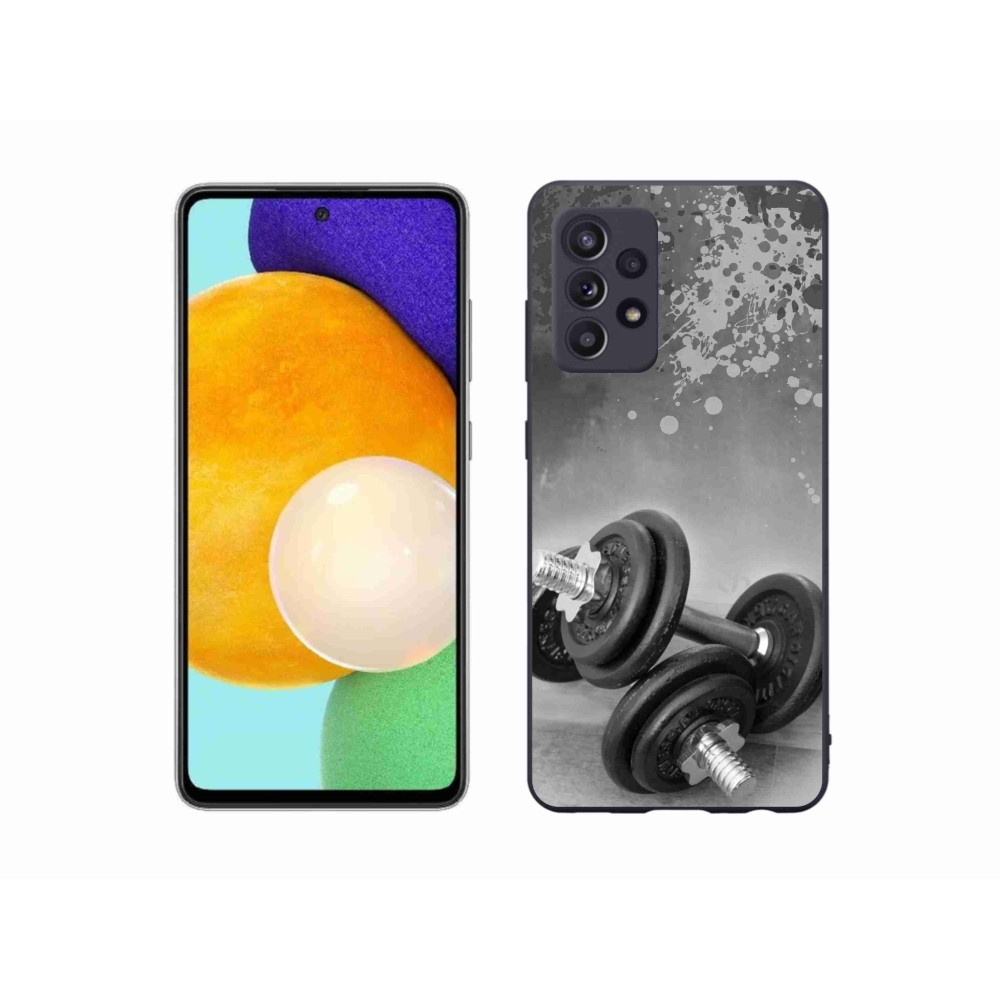 Zselés borítás mmCase Samsung Galaxy A52s 5G-hez - súlyzók 1