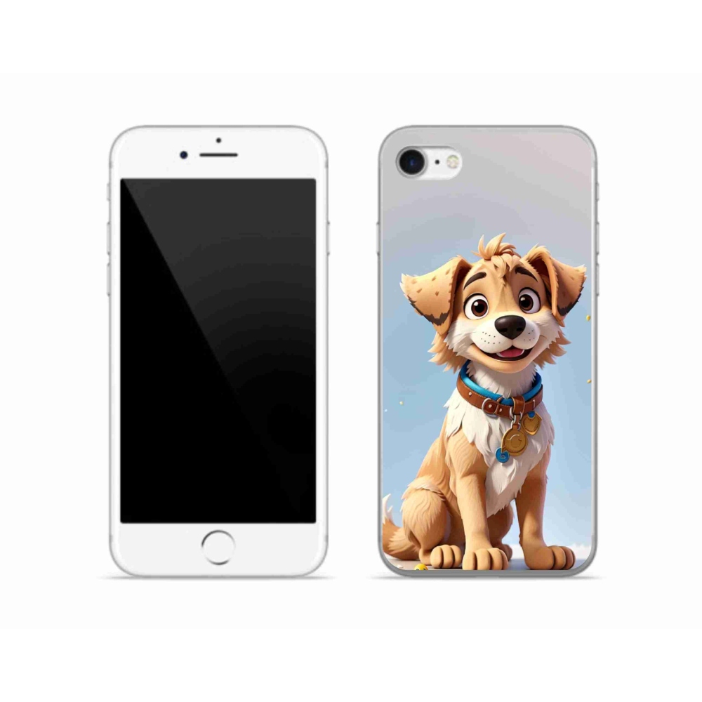 Zselés borítás mmCase iPhone SE (2022) - rajzfilm kiskutya