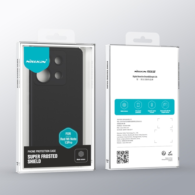 Nillkin Super Frosted PRO hátlap Xiaomi Redmi Note 13 Pro 5G/Poco X6 5G mélyzöld színű hátlaphoz