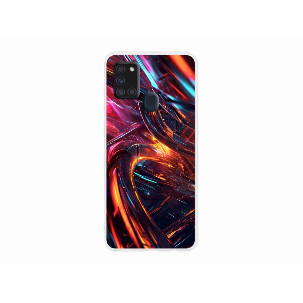 Gél borítás mmCase Samsung Galaxy A21s készülékhez - absztrakt motívum 10
