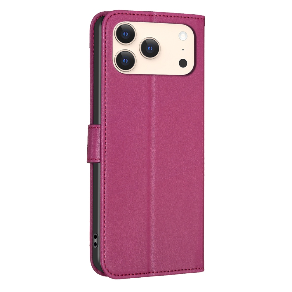 Clover könyv tok iPhone 17 Pro Max készülékhez - rózsaszínű