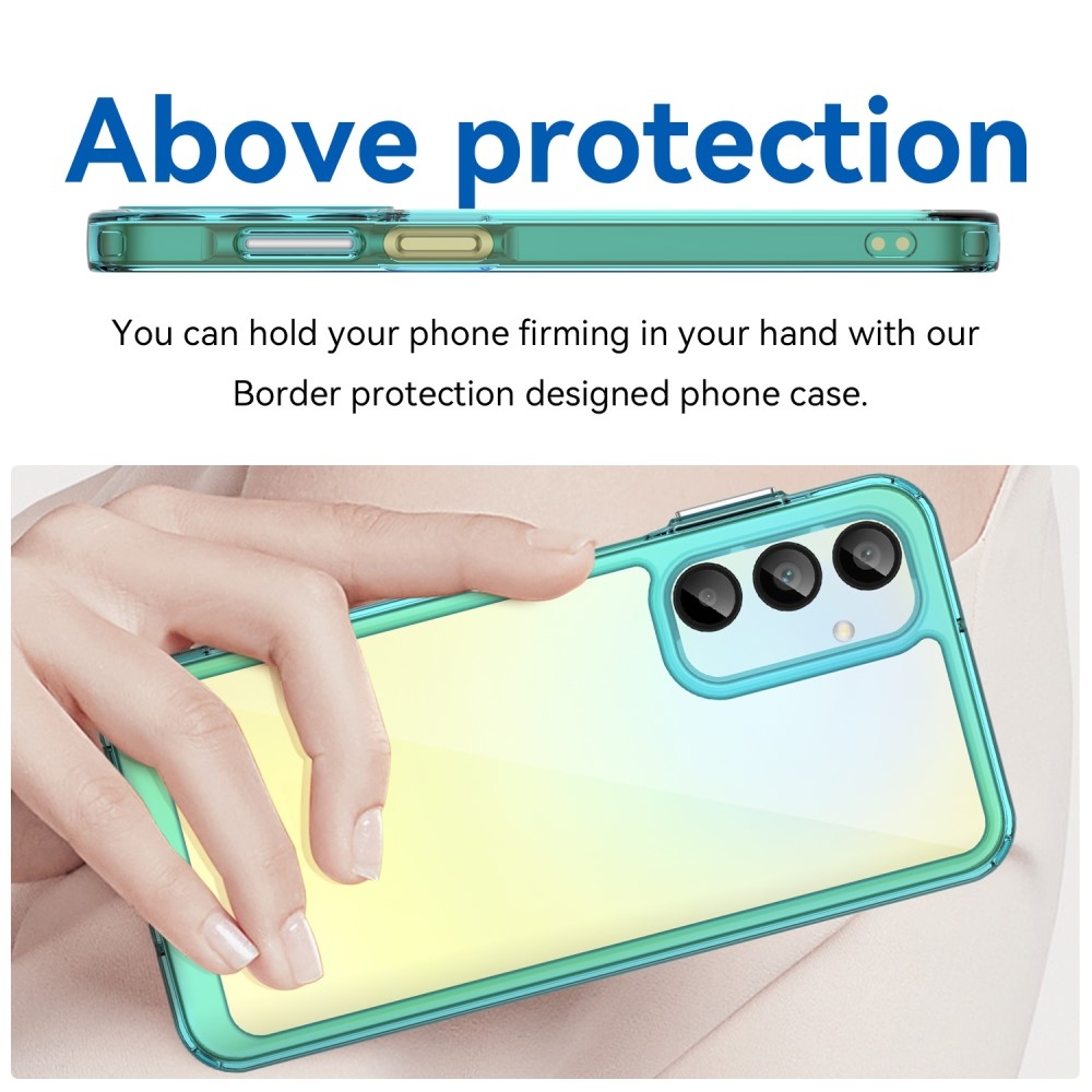Gél tok kemény hátlappal Samsung Galaxy A16 4G/5G készülékhez - világoskék színben