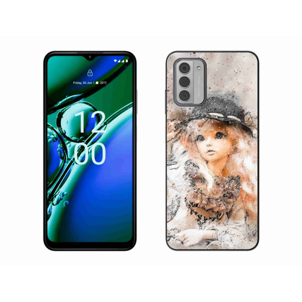 Zselés borítás mmCase a Nokia G42 készülékhez - lány sapkával