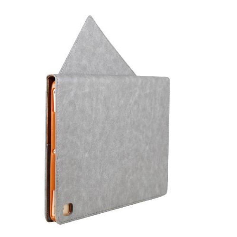 Ginny PU bőr tok iPad Air 2 készülékhez - szürke