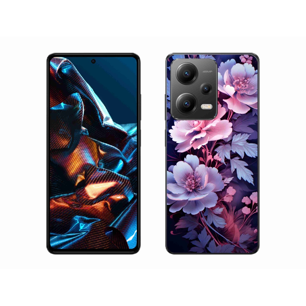 Gél borító mmCase a Xiaomi Redmi Note 12 Pro 5G-hez - virágok 11