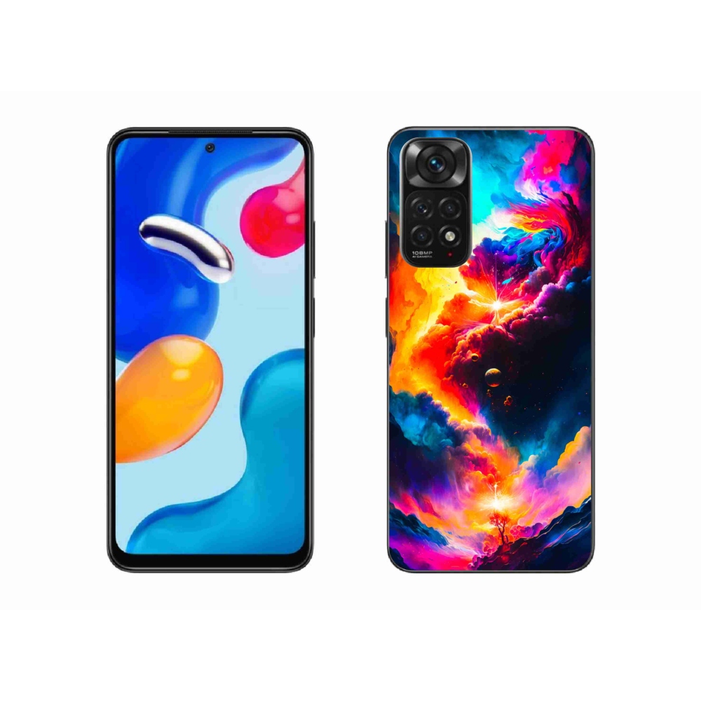 Gél borítás mmCase a Xiaomi Redmi Note 11 4G-hez - absztrakt motívum
