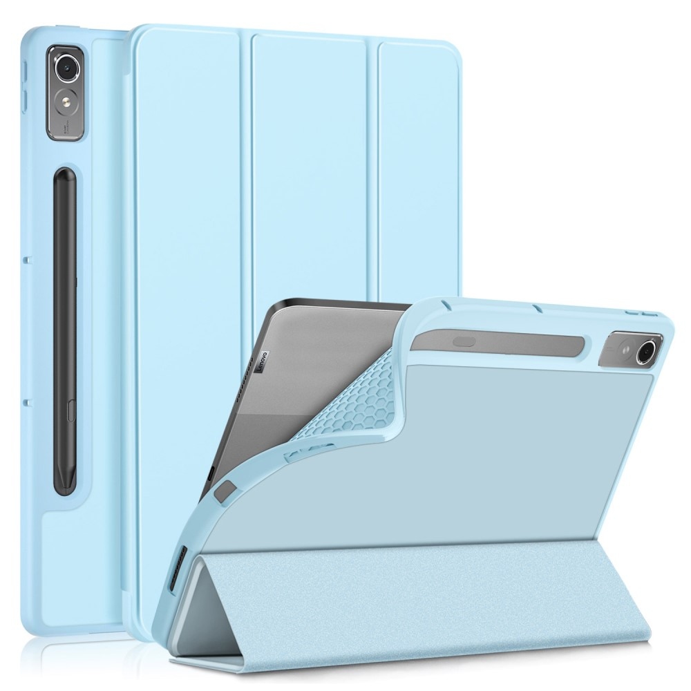Ügyes záró tok Lenovo Tab P12 táblagéphez - világoskék színben