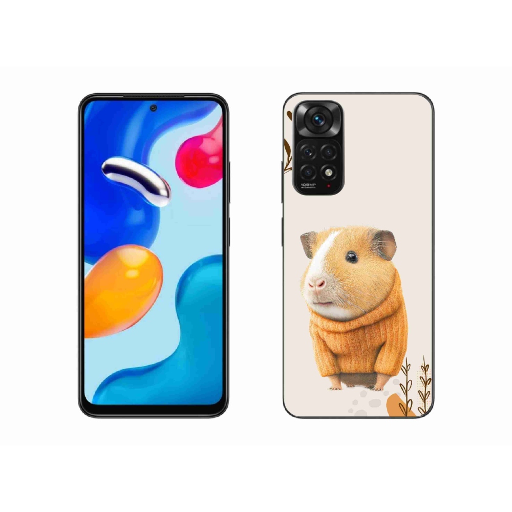 Gél borító mmCase a Xiaomi Redmi Note 11 4G-hez - tengerimalac pulóverben