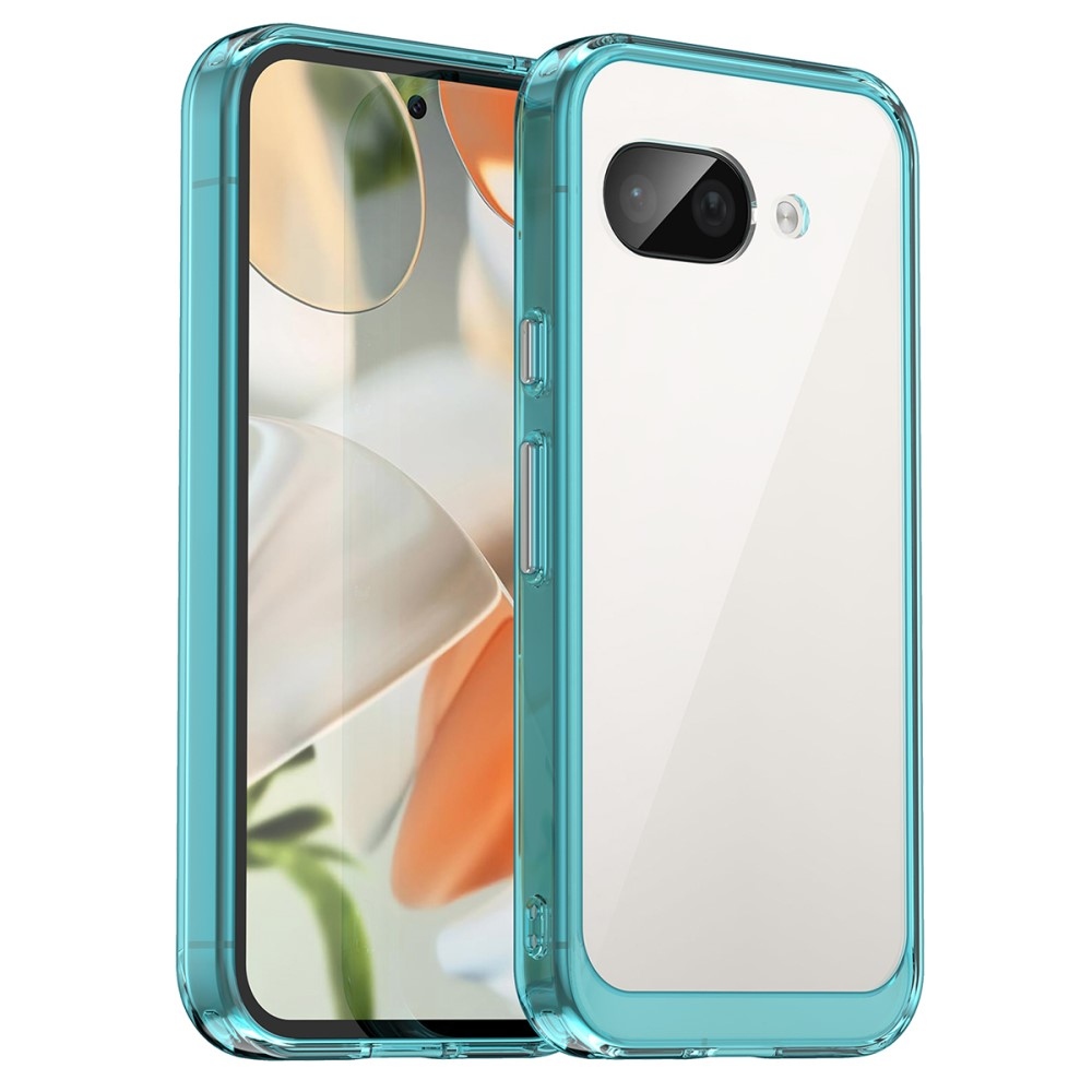 Gél tok kemény hátlappal a Google Pixel 9a készülékhez - világoskék színben