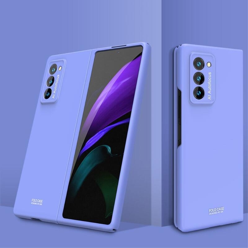 GKK műanyag tok Samsung Galaxy Z Fold2 5G készülékhez - lila