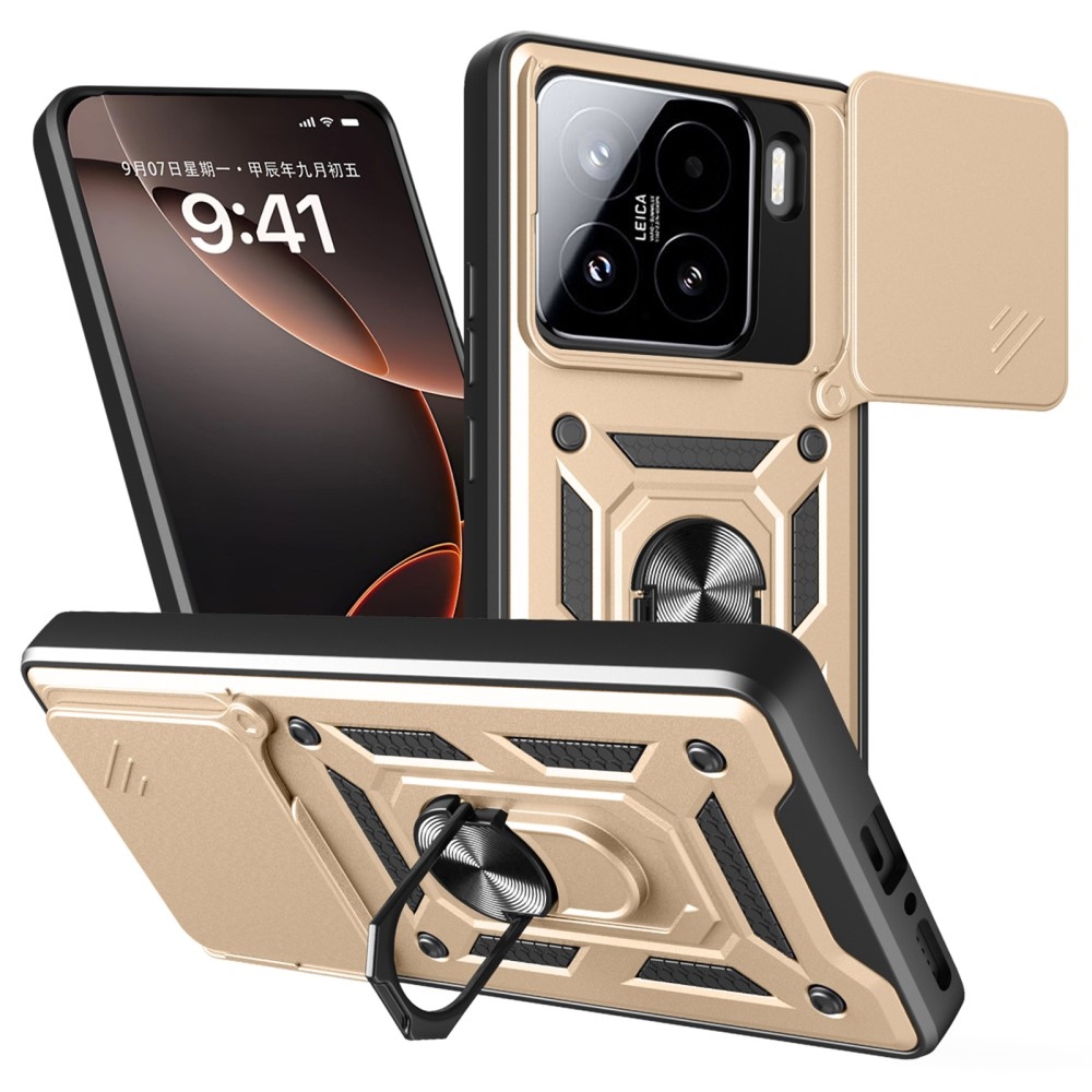Csúszásálló borítás a Xiaomi 15-öshöz - arany színben