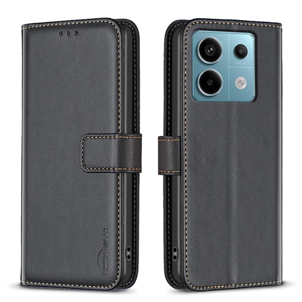 BNF könyvtáska Xiaomi Redmi Note 13 Pro 5G/Poco X6 5G - fekete