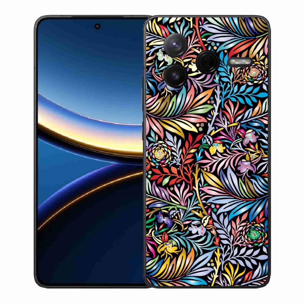 Gél borítás mmCase a Xiaomi Poco F7 Pro számára - virágok 5