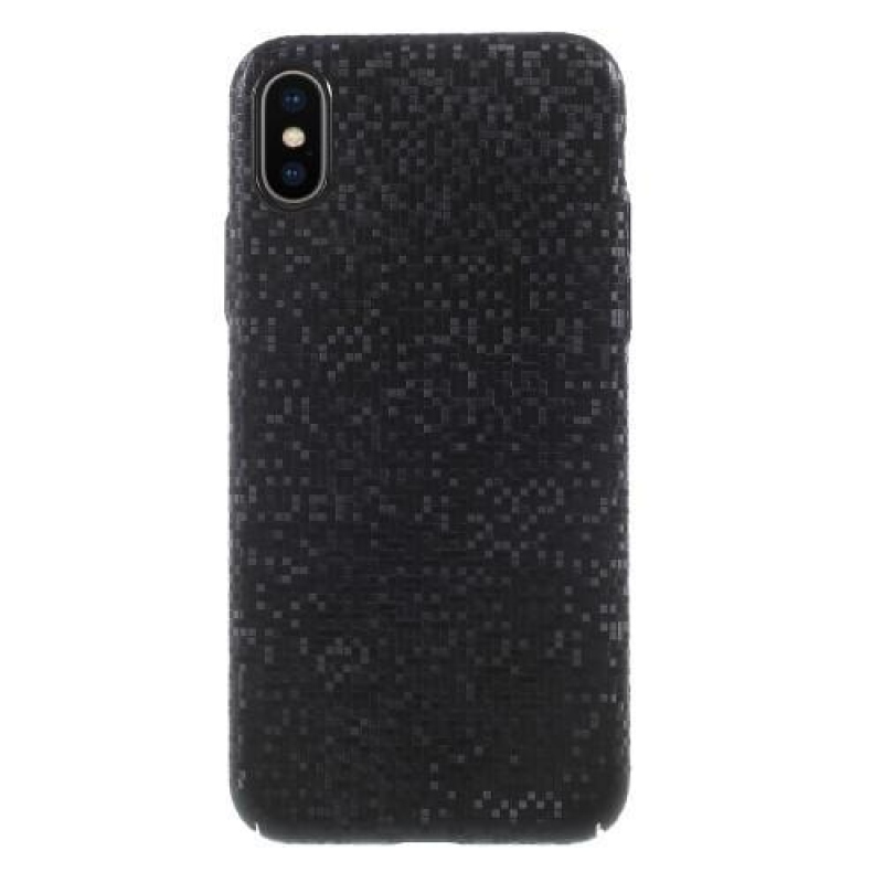 Glamour műanyag tok iPhone X készülékhez - fekete