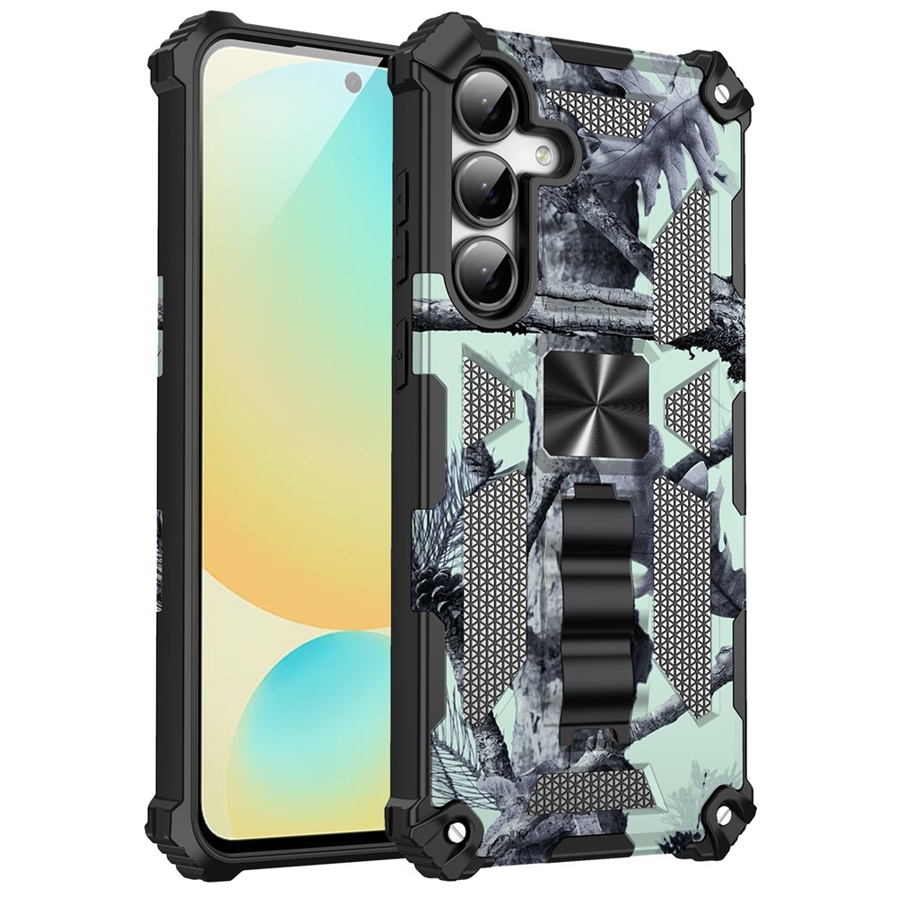 Camouflage tartós borító Samsung Galaxy A17 5G/A26 5G - világoszöld