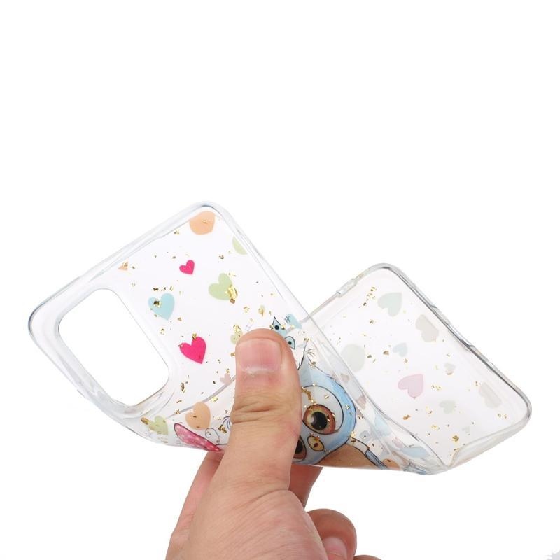 Csillogó zselés tok Samsung Galaxy S20 Plus készülékhez - bagolypár
