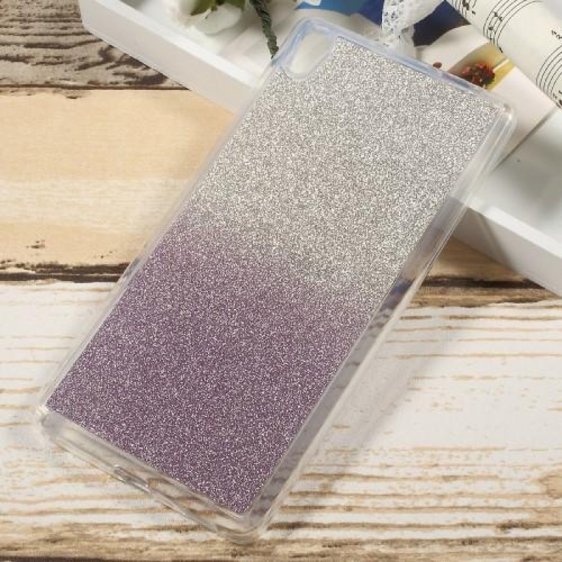 Csillogó zselés tok Sony Xperia XA Ultra készülékhez - lila
