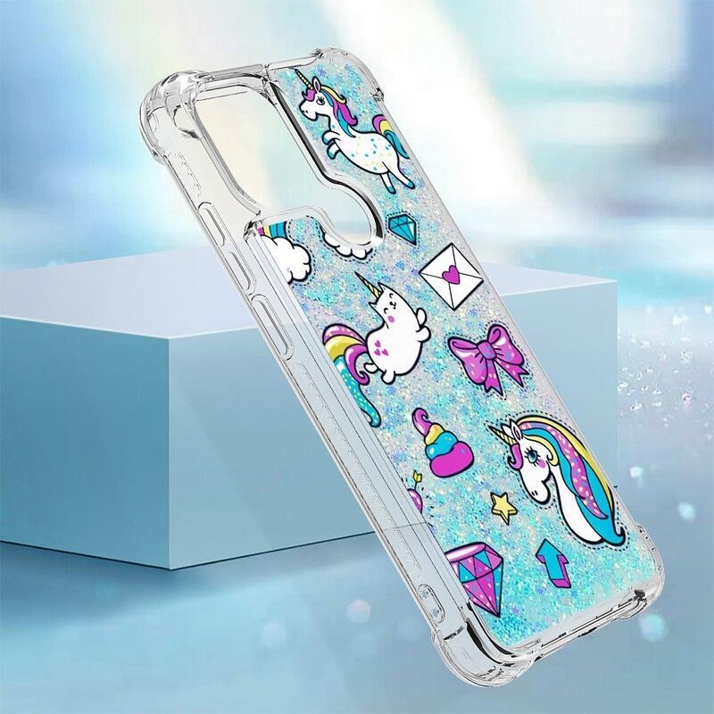 Glitter homokóra hüvely Xiaomi Redmi A1+/A2+ - színes minták