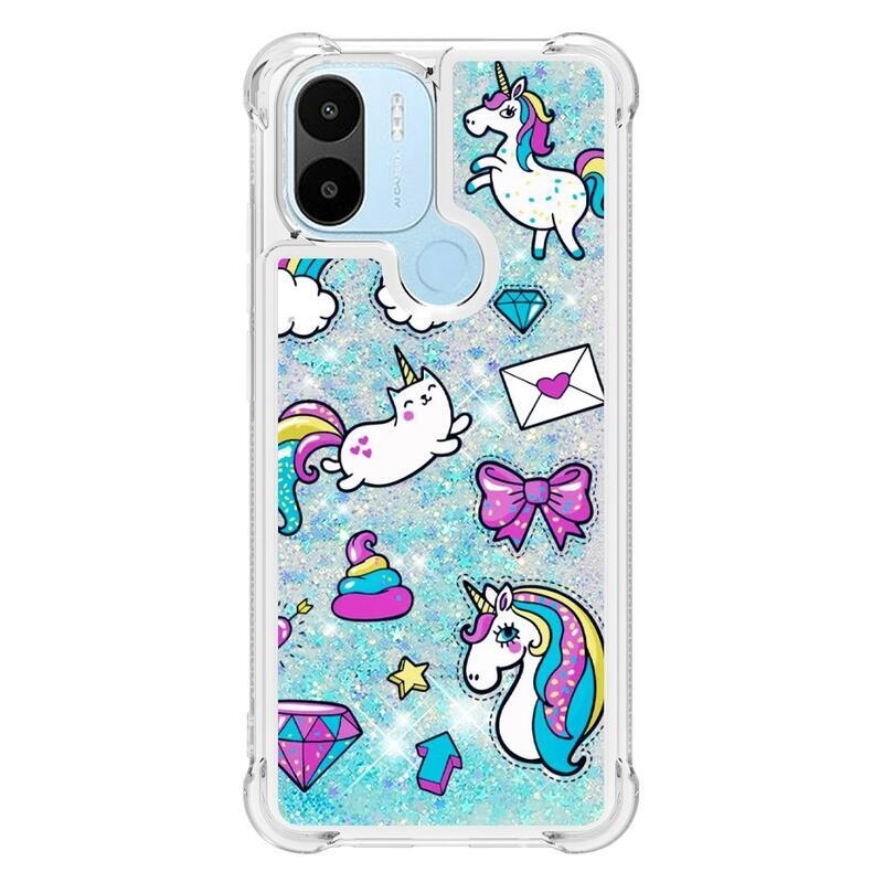 Glitter homokóra hüvely Xiaomi Redmi A1+/A2+ - színes minták