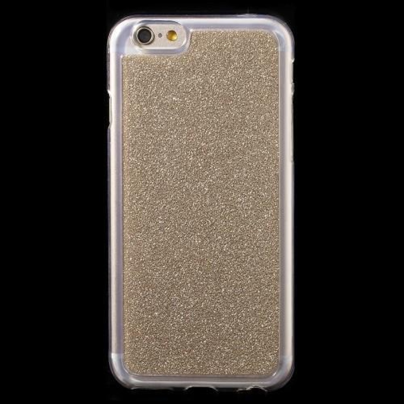 Glitter csillogó tok iPhone 6 és 6s készülékhez - arany színű