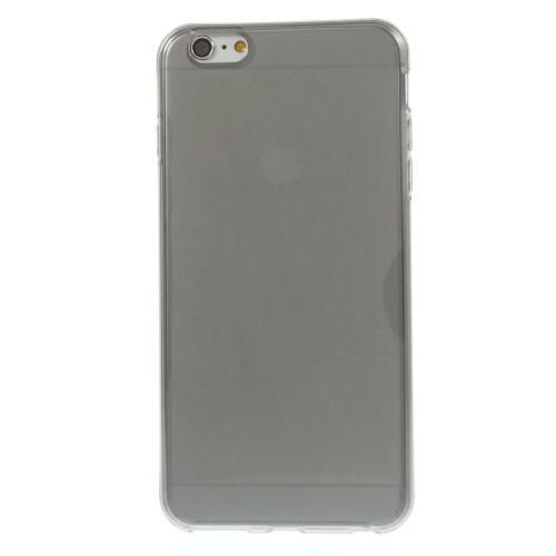 Fényes zselés tok iPhone 6s Plus és 6 Plus készülékhez - szürke