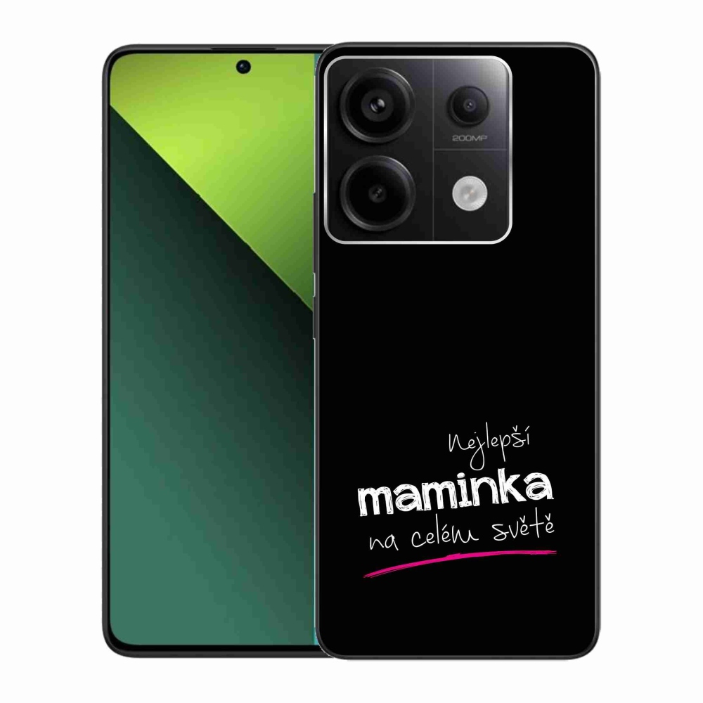 Gél borítás mmCase a Xiaomi Redmi Note 13 Pro 5G/Poco X6 5G - legjobb anya 4 fekete háttérrel