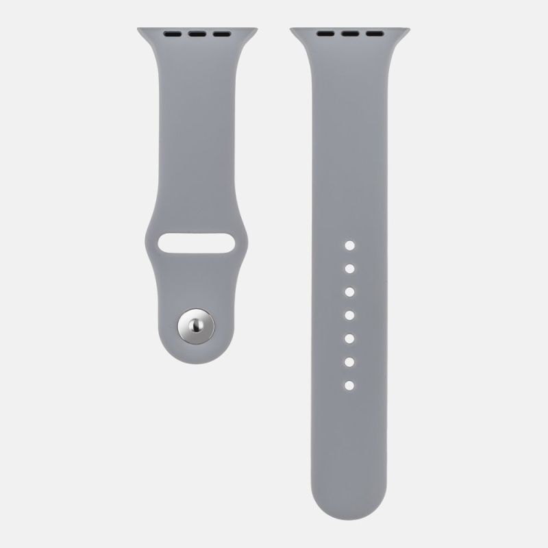 Csomag:ME szilikon szíj Apple Watch 42-49mm M-L szürke órához