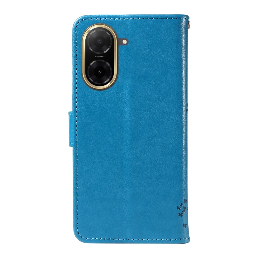 Fák könyv tok Xiaomi Redmi A5 (173.45x79.35x8.45mm) - kék
