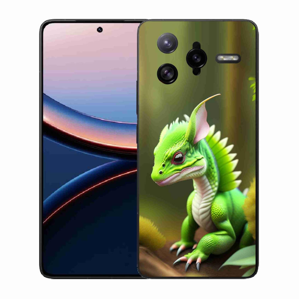 Gél borítás mmCase a Xiaomi Poco F7 Ultra számára - zöld sárkány