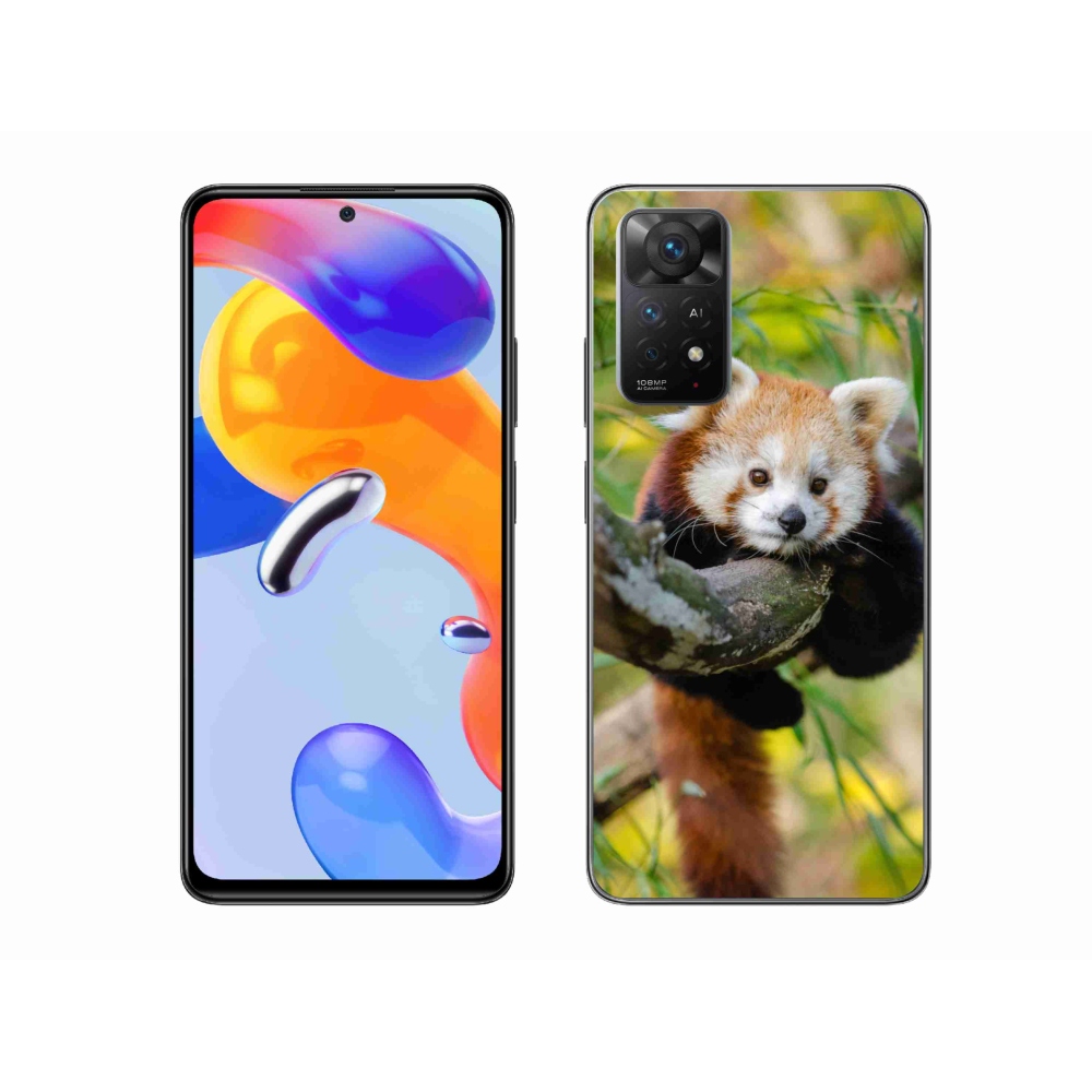 Gél borítás mmCase a Xiaomi Redmi Note 11 Pro 4G/5G-hez - pandavörös