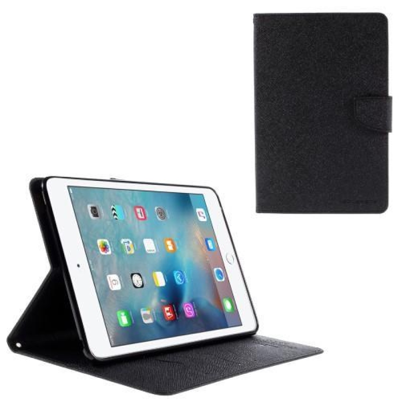 Goos PU bőr tok iPad mini 4 készülékhez - fekete