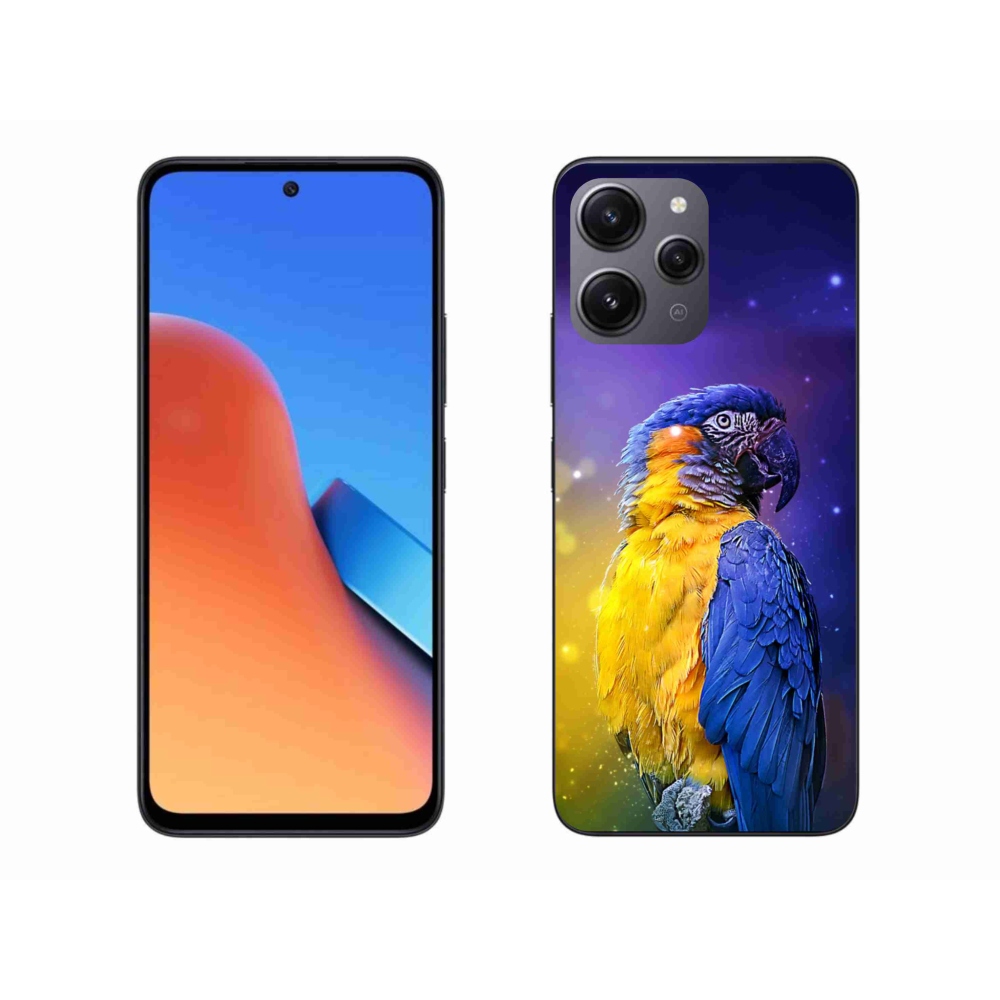 Gél tok mmCase a Xiaomi Redmi 12 készülékhez - papagáj ara 1