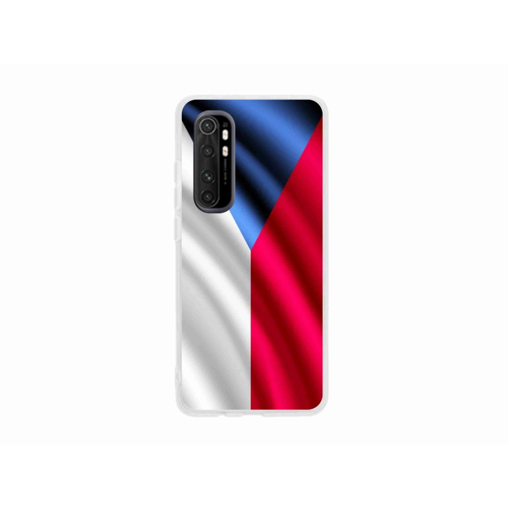 Gél borítás mmCase a Xiaomi Mi Note 10 Lite számára - cseh zászló