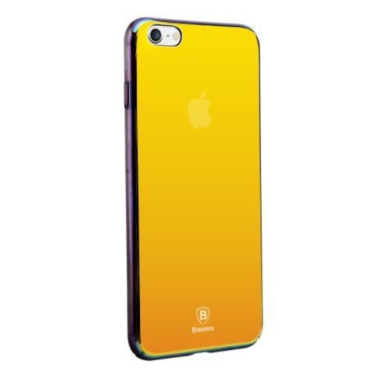 Grad műanyag fényes tok iPhone 6 Plus és iPhone 6s Plus készülékhez - arany színben