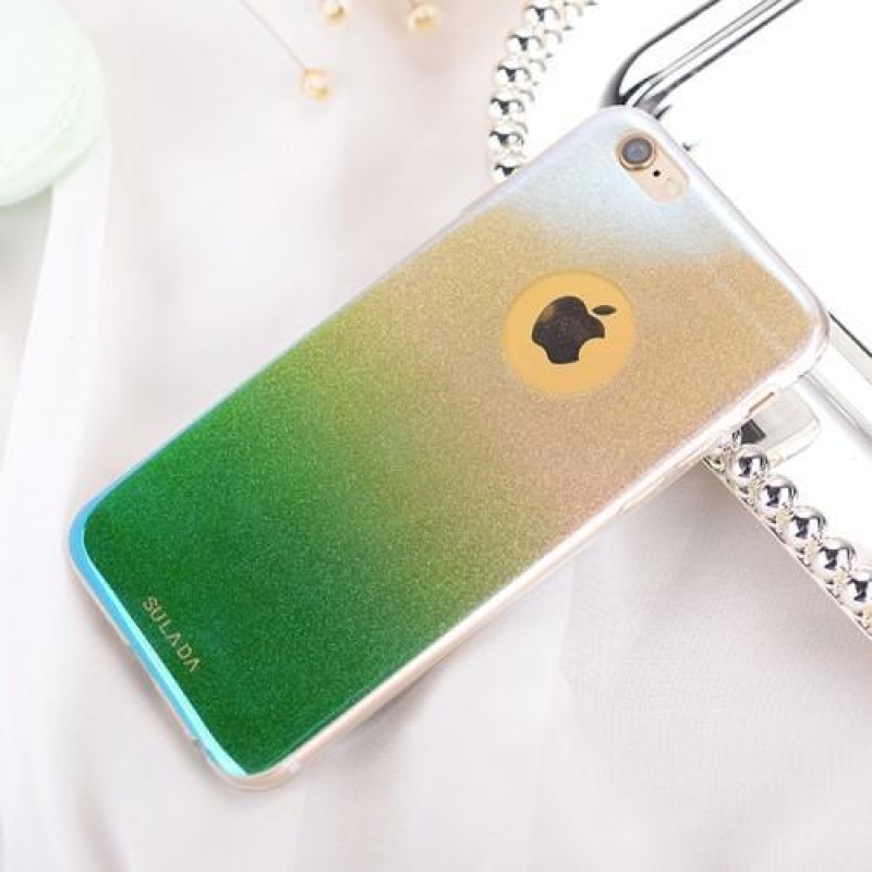 Fokozatos zselés tok iPhone 6s és 6 készülékhez - zöld