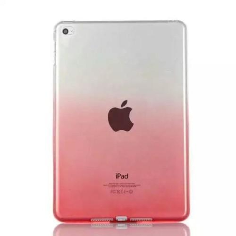 Fokozatos csillogó zselés tok iPad mini 4 készülékhez - piros