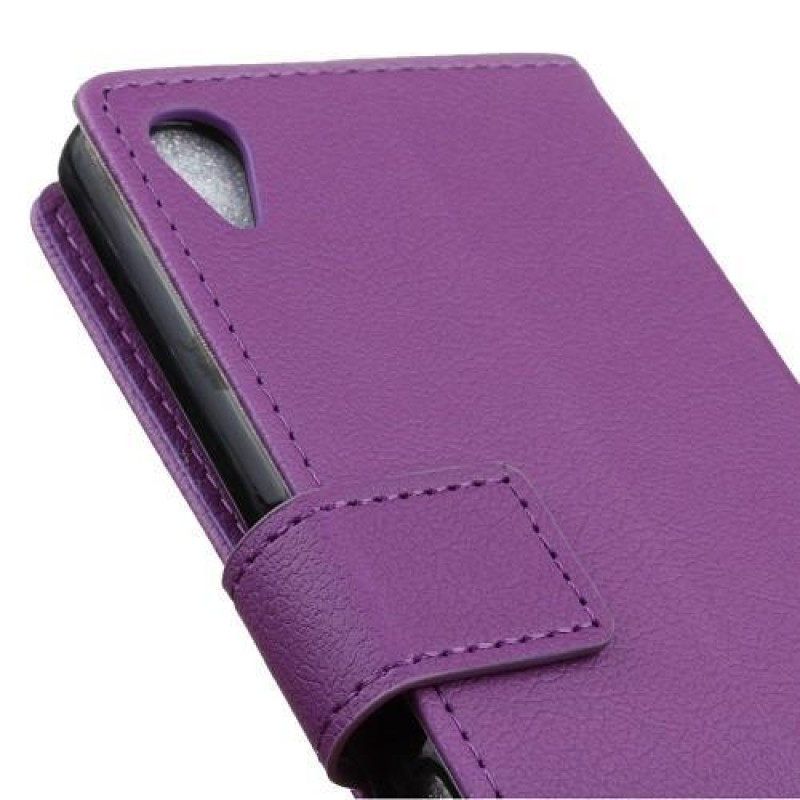 Szemes műbőr tok Sony Xperia X készülékhez - lila