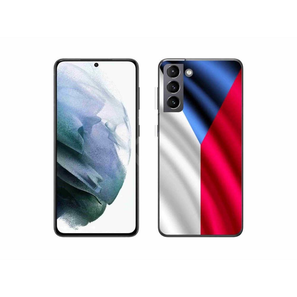 Gél borítás mmCase Samsung Galaxy S21 - cseh zászlóhoz