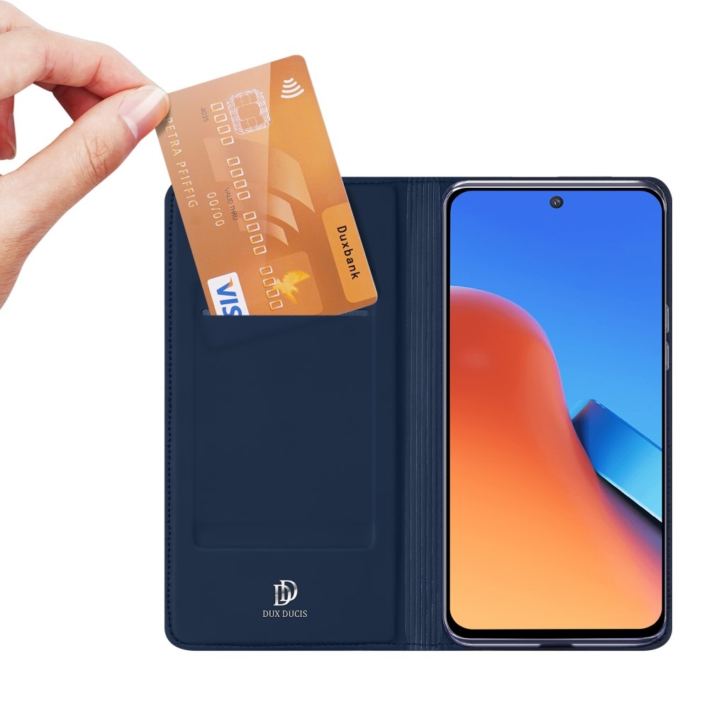 DUX könyvtáska Xiaomi Redmi 12 4G/5G készülékhez - sötétkék