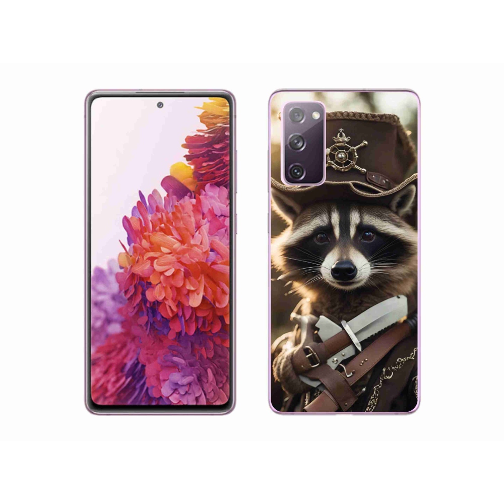 Zselés borítás mmCase Samsung Galaxy S20 FE - mosómedve egyenruhában