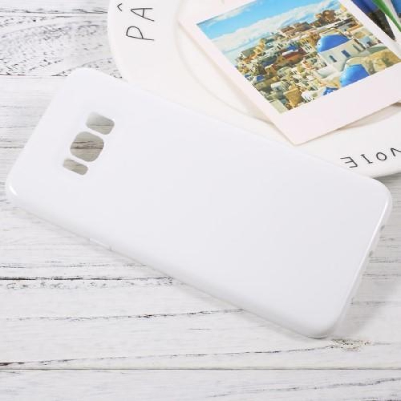 GT fényes zselés tok Samsung Galaxy S8 Plus készülékhez - fehér