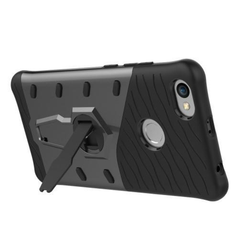 GT tartós tok forgatható állvánnyal Xiaomi Redmi Note 5A Prime-hoz - szürke