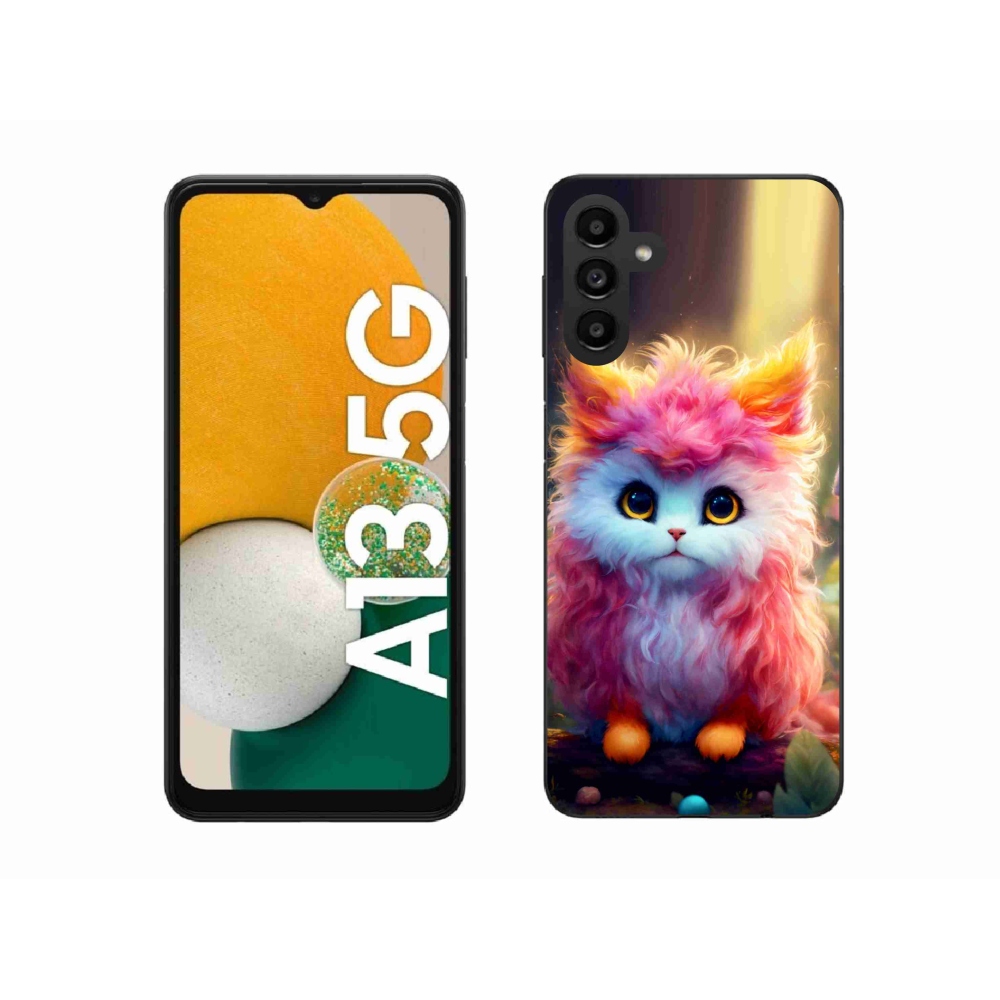 Gél borítás mmCase Samsung Galaxy A13 5G - aranyos cica 5