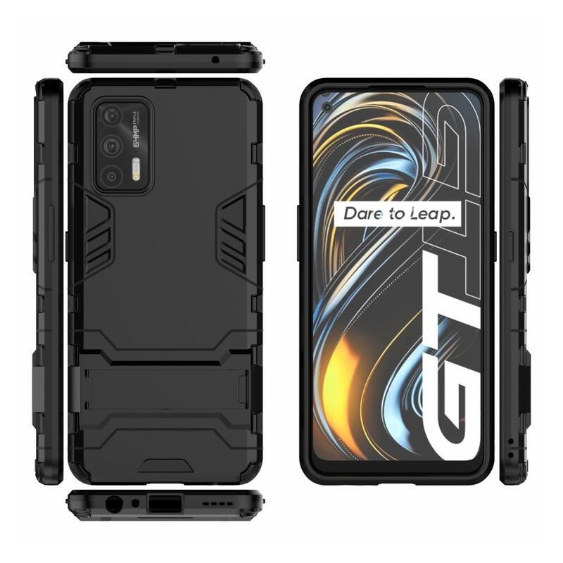 Guard hibrid tartós védőburkolat a Realme GT 5G készülékhez - fekete